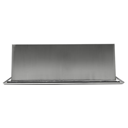 ALFI brand ABN2412-PSS 24 x 12 Polished Stainless Steel Horizontal Single Shelf Bath Shower Niche