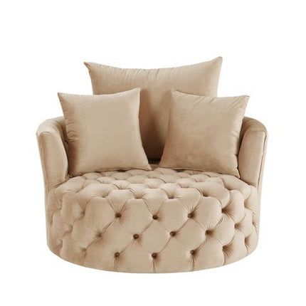 ACME AC00290 Zunyas Beige Accent Chair  2