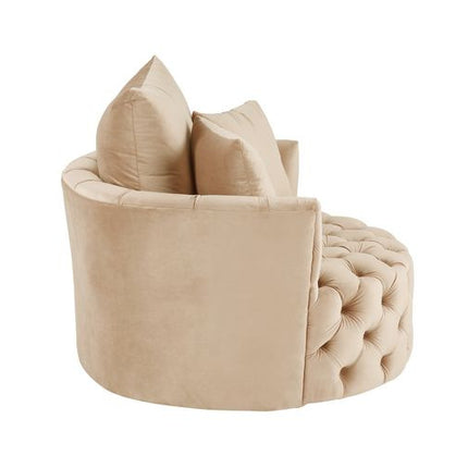 ACME AC00290 Zunyas Beige Accent Chair  3