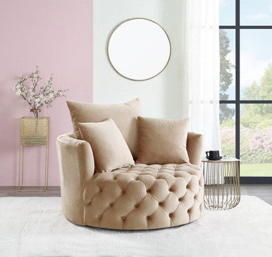 ACME AC00290 Zunyas Beige Accent Chair ACME Furniture