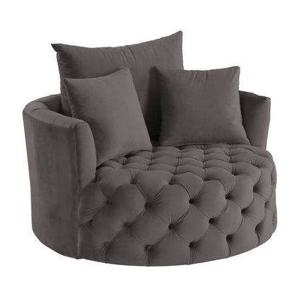 ACME AC00292 Zunyas Gray Accent Chair  1