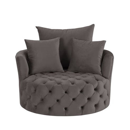 ACME AC00292 Zunyas Gray Accent Chair  2