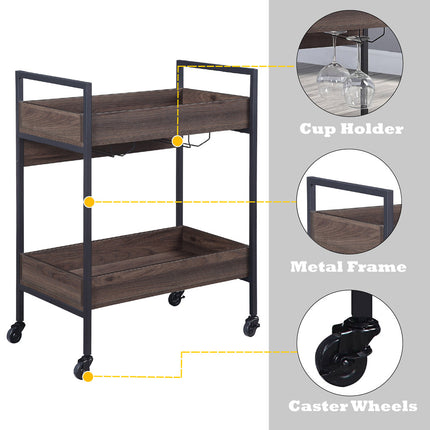 ACME AC00326 Jerrick Serving Cart  4