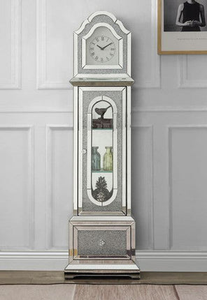 ACME AC00347 Noralie Floor Clock with Led ACME Furniture