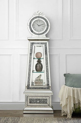 ACME AC00349 Noralie Floor Clock with Led ACME Furniture
