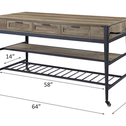 ACME AC00402 Macaria Kitchen Cart  5