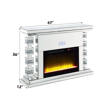 ACME AC00509 Noralie Fireplace with Firecore with Bluetooth  6