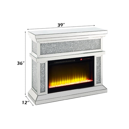 ACME AC00511 Noralie Fireplace with Firecore  1