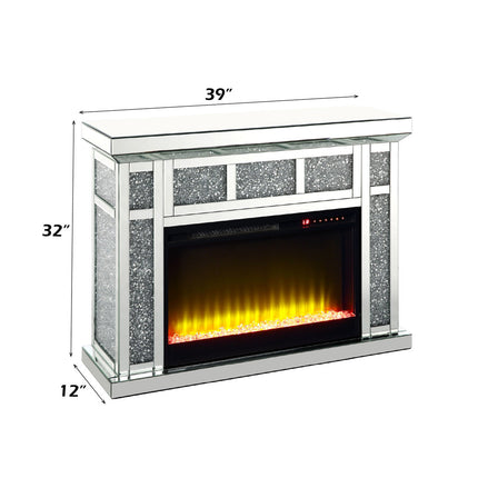 ACME AC00513 Noralie Fireplace with Firecore  1