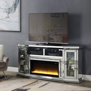 ACME AC00517 Noralie Fireplace with Firecore with Led ACME Furniture