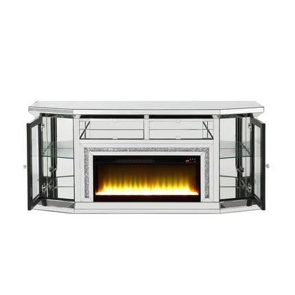 ACME AC00517 Noralie Fireplace with Firecore with Led  4