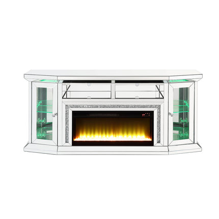 ACME AC00517 Noralie Fireplace with Firecore with Led  6