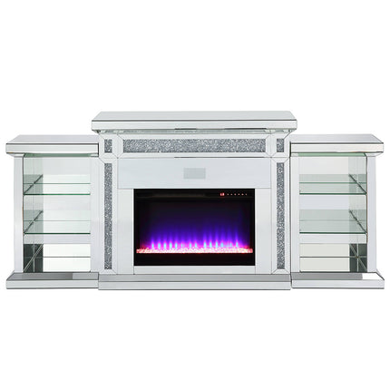 ACME AC00518 Noralie Fireplace with Firecore with Bluetooth  12