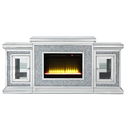 ACME AC00522 Noralie Fireplace with Firecore with Led  2