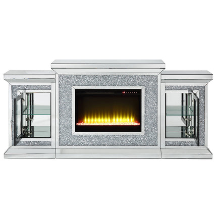 ACME AC00522 Noralie Fireplace with Firecore with Led  4