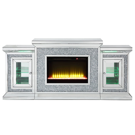 ACME AC00522 Noralie Fireplace with Firecore with Led  6