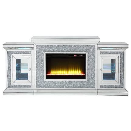 ACME AC00522 Noralie Fireplace with Firecore with Led  7