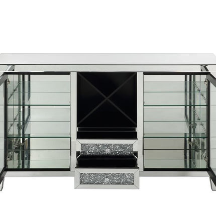 ACME AC00525 Noralie Wine Cabinet with Led  10