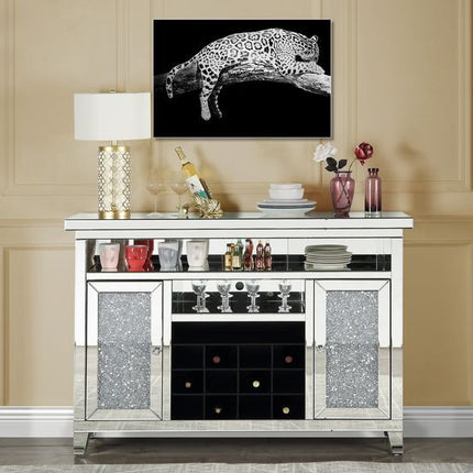 ACME AC00526 Noralie Wine Cabinet with Led