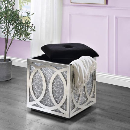 ACME AC00529 Noralie Ottoman