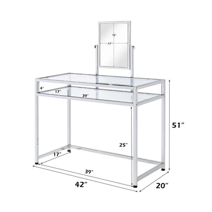 ACME AC00666 Coleen Vanity Set  6