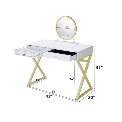 ACME AC00667 Coleen Vanity Set  6