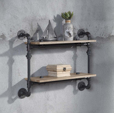 ACME AC00735 Brantley Wall Rack with 2 Shelves ACME Furniture