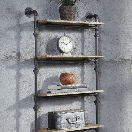 ACME AC00737 Brantley Wall Rack with 4 Shelves
