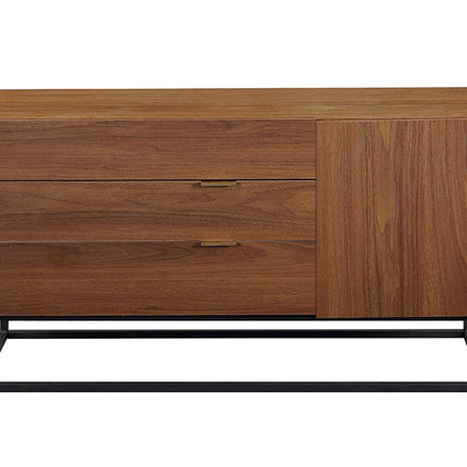 ACME AC00792 Walden Walnut Console Table  2