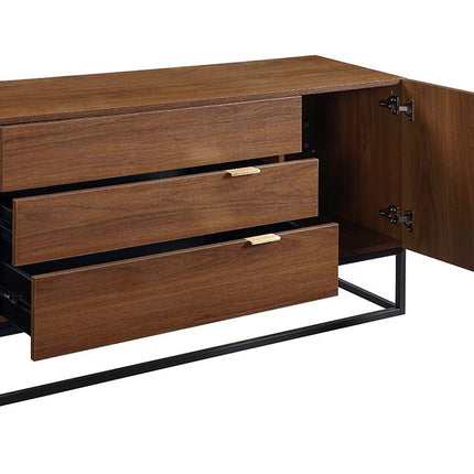 ACME AC00792 Walden Walnut Console Table  4