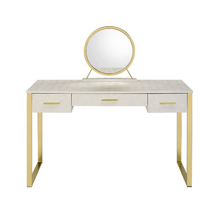 ACME AC00841 Myles Champagne Vanity Set  2