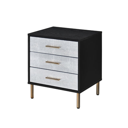 ACME AC00842 Myles Black Nightstand  1