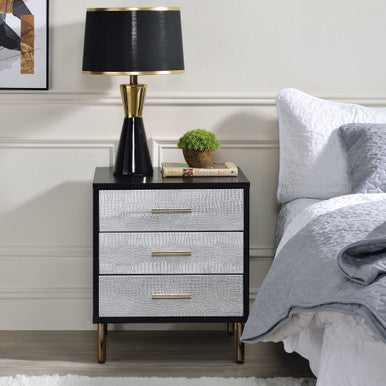 ACME AC00842 Myles Black Nightstand ACME Furniture