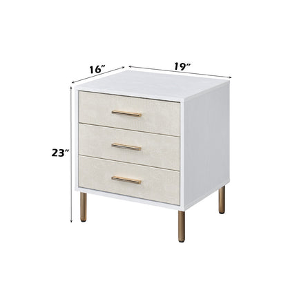 ACME AC00843 Myles Silver Nightstand  5