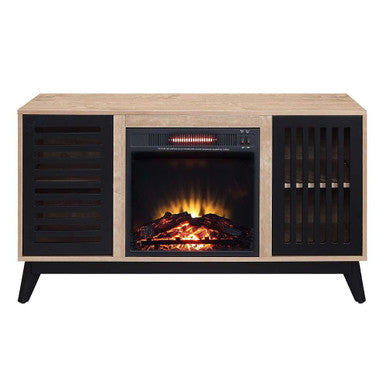 ACME AC00848 Gamaliel Console Table with Fireplace ACME Furniture