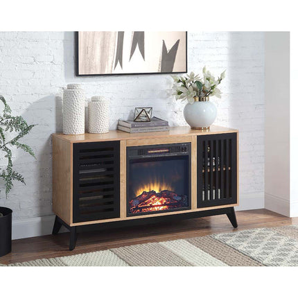 ACME AC00848 Gamaliel Console Table with Fireplace  2