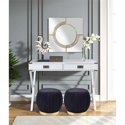 ACME AC00909 Amenia White Console Desk  3