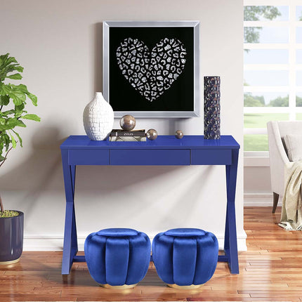 ACME AC00919 Nalo Blue Console Desk
