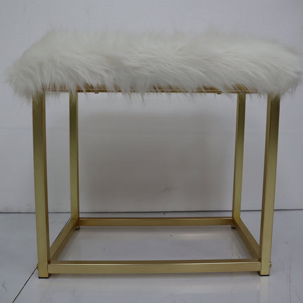 ACME AC00932 Adao Vanity Mirror and Stool  5