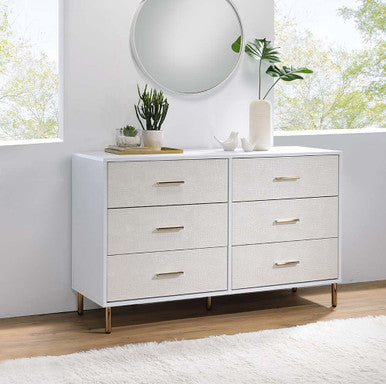 ACME AC00960 Myles White Dresser ACME Furniture