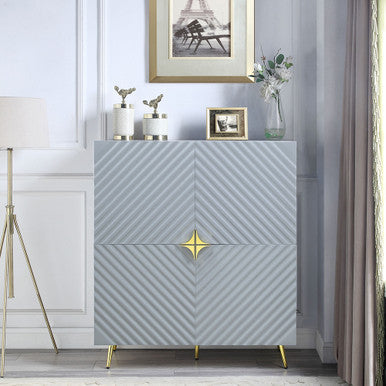 ACME AC01032 Gaines Gray Console Table ACME Furniture