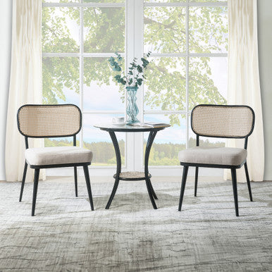 ACME AC01169 Frydel 3 Pcs Set Table and Chairs ACME Furniture