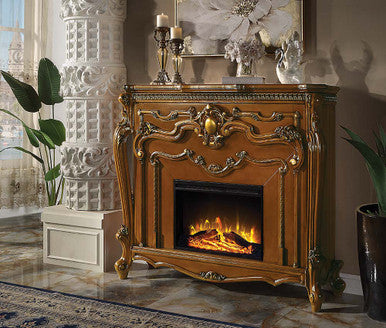 ACME AC01344 Picardy Cherry Fireplace ACME Furniture