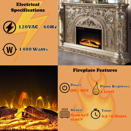 ACME Danae Fireplace - AC01618  7