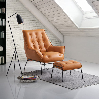 ACME Zusa Accent Chair & Ottoman - AC02379 ACME Furniture