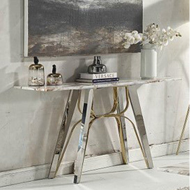 ACME Galdesa Sofa Table W/Marble Top - LV02104 ACME Furniture