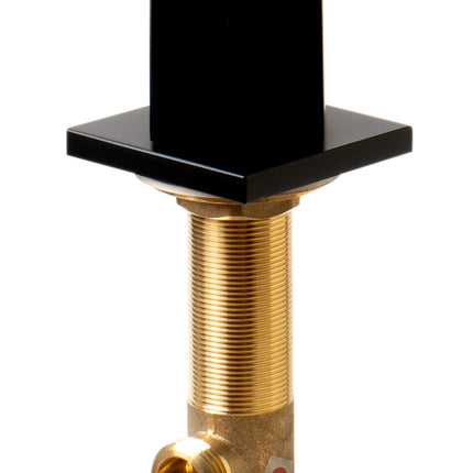 ALFI brand AB1326-BM Black Matte Widespread Modern Bathroom Faucet