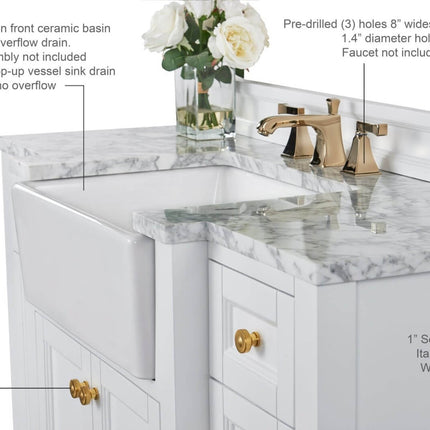 Adeline 48" Bath Vanity Set Ancerre Designs