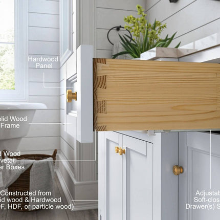 Adeline 48" Bath Vanity Set Ancerre Designs