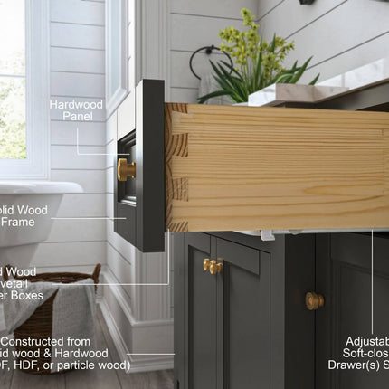 Adeline 48" Bath Vanity Set Ancerre Designs